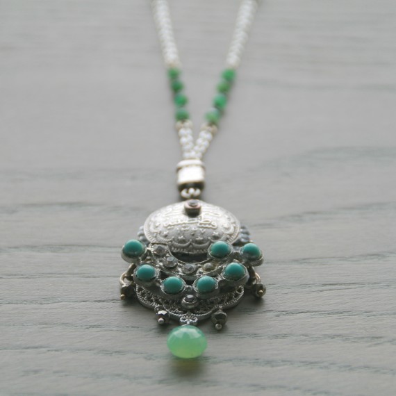 Vintage Silver Coin Necklace