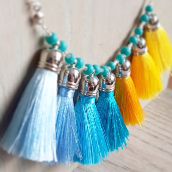 Sunshine Tassel Necklace
