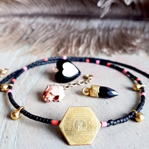 Gold And Black Limited Edition Necklace