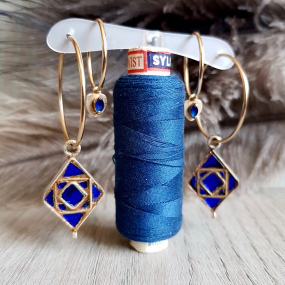 The Big Blue Earrings