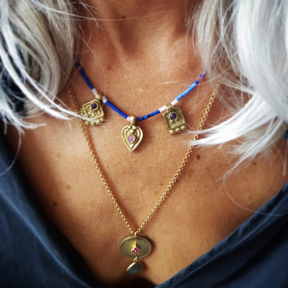 Healing Heart Charm Necklace