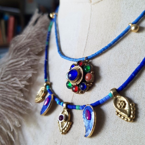 Jaipur Raindrop Charm Necklace