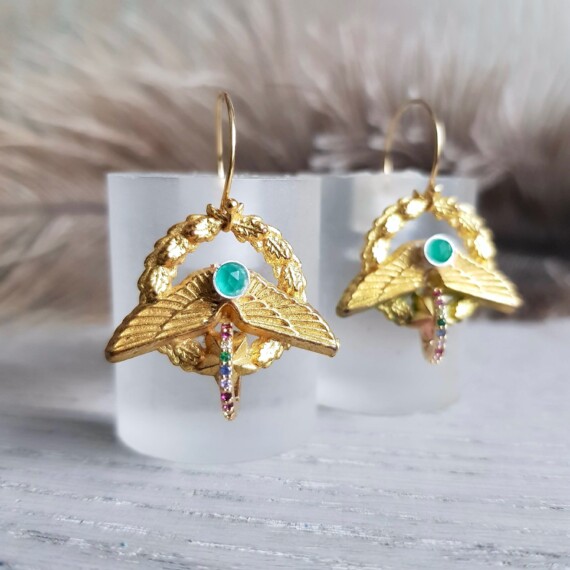 Wings Against The Sun Earrings
