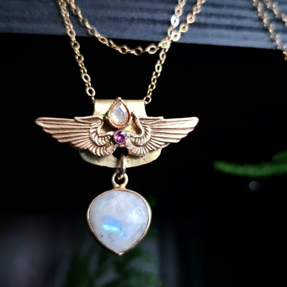 New Beginnings Moonstone Necklace