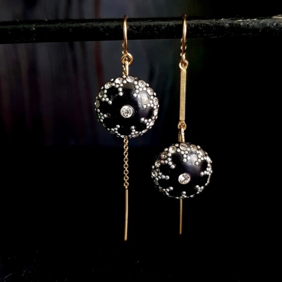 Midnight Star mismatched Earrings