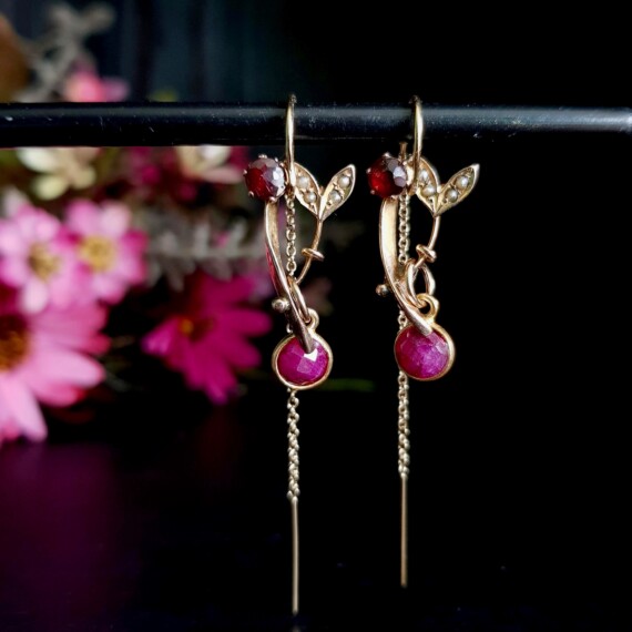 Ruby Slippers Earrings