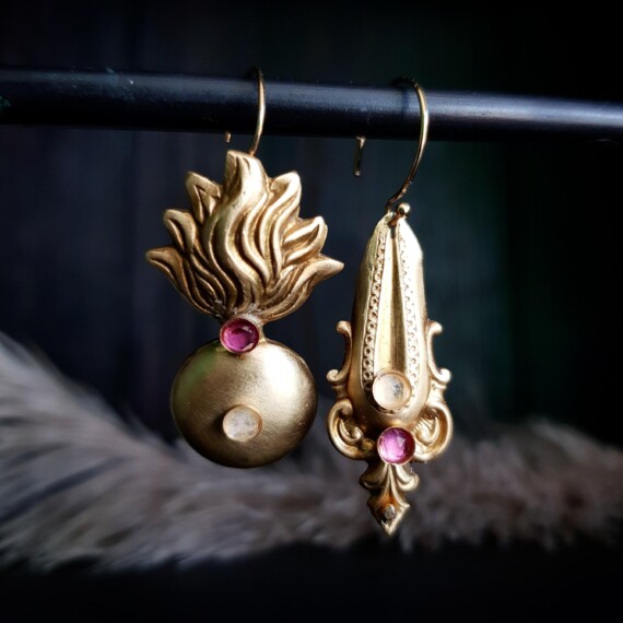 The Squid And The Octopus Earrings