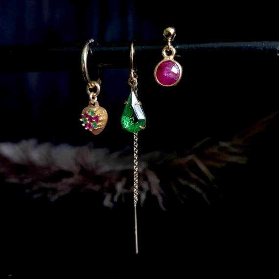 Forest fruit Trio Collection Earrings