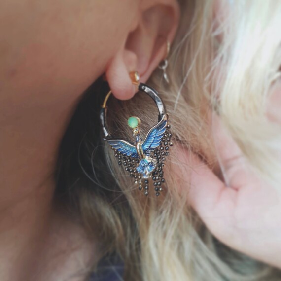 Air Bird Hoop Earrings – Limited Edition
