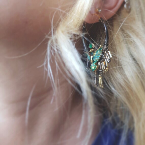 Earth Bird Hoops – Limited Edition