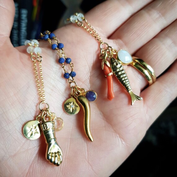 Cornucopia Charm Necklace