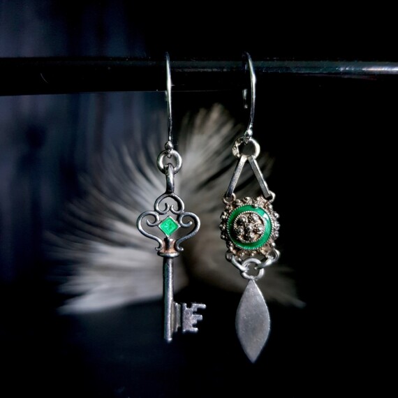 Skeleton Key Earrings