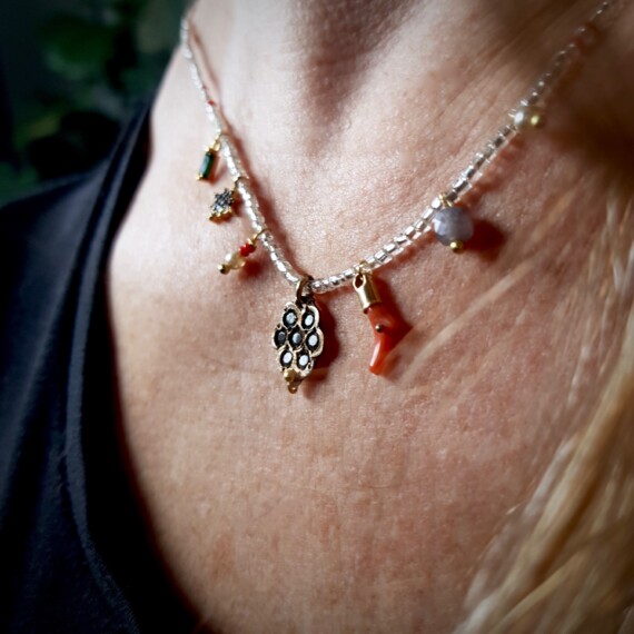Autumn Skies Charm Necklace