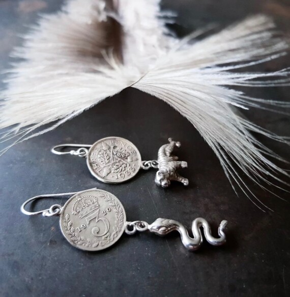 The Snake Charmer Earrings