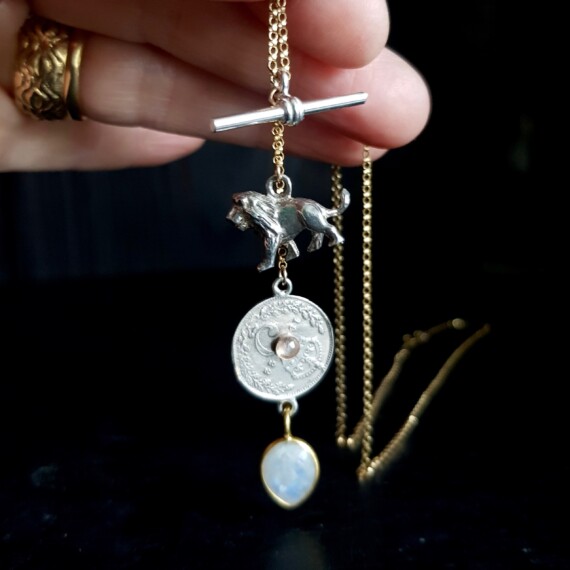 Lion’s Fortune Charm Necklace